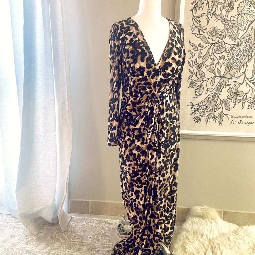 Thalia Sodi Leopard Print Dress